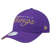 Minnesota Vikings New Era Women's Metallic 9FORTY M-Crown A-Frame Adjustable Hat - Purple - NFL