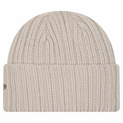 Cincinnati Bengals New Era Logo Applique Cuffed Knit Hat - Light Beige - NFL