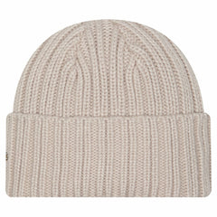 Cleveland Browns New Era Logo Applique Cuffed Knit Hat - Light Beige - NFL