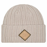 Kansas City Chiefs New Era Logo Applique Cuffed Knit Hat - Light Beige - NFL