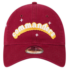 Washington Commanders New Era Girls Youth Cheer 9TWENTY Adjustable Hat - Burgundy - NFL