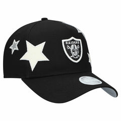 Las Vegas Raiders New Era Women's Stardom A-Frame 9FORTY Adjustable Hat - Black - NFL
