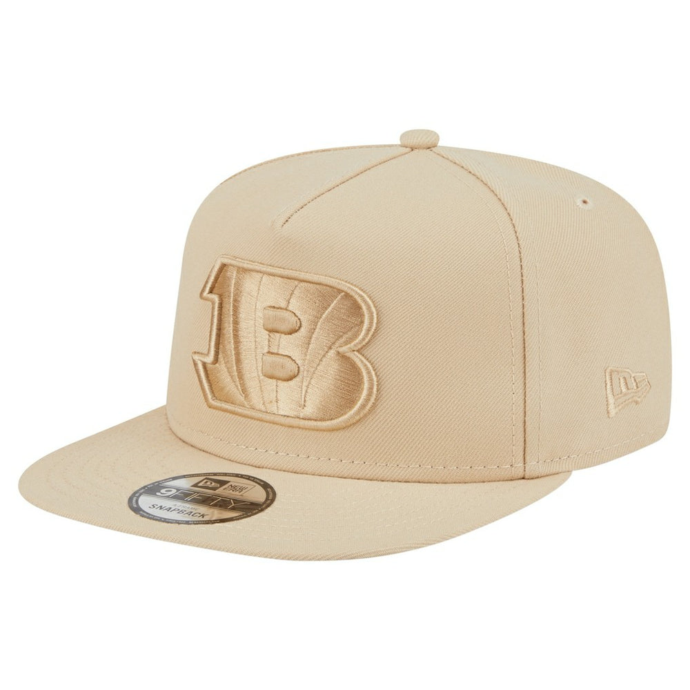 Cincinnati Bengals New Era Color Pack A-Frame 9FIFTY Snapback Hat - Light Beige - NFL