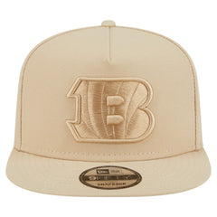 Cincinnati Bengals New Era Color Pack A-Frame 9FIFTY Snapback Hat - Light Beige - NFL