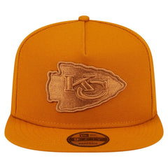 Kansas City Chiefs New Era Color Pack A-Frame 9FIFTY Snapback Hat - Brown - NFL
