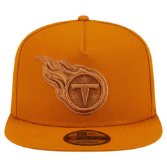Tennessee Titans New Era Color Pack A-Frame 9FIFTY Snapback Hat - Brown - NFL