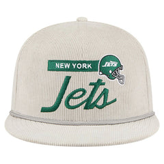 New York Jets New Era Cord Rope Corduroy 9FIFTY Snapback Hat - Gray - NFL