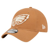 Philadelphia Eagles New Era Stamp 9TWENTY Adjustable Hat - Brown - NFL