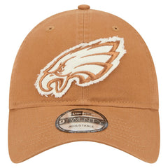 Philadelphia Eagles New Era Stamp 9TWENTY Adjustable Hat - Brown - NFL