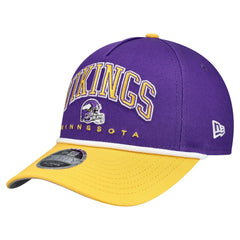 Minnesota Vikings New Era Youth Arch COOLERA 9FORTY A-Frame Adjustable Hat - Purple/Gold - NFL