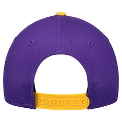 Minnesota Vikings New Era Youth Arch COOLERA 9FORTY A-Frame Adjustable Hat - Purple/Gold - NFL