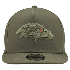 Baltimore Ravens New Era Youth Color Pack A-Frame 9FIFTY Snapback Hat - Olive - NFL