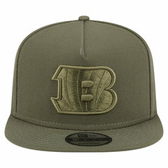 Cincinnati Bengals New Era Youth Color Pack A-Frame 9FIFTY Snapback Hat - Olive - NFL