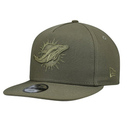 Miami Dolphins New Era Youth Color Pack A-Frame 9FIFTY Snapback Hat - Olive - NFL
