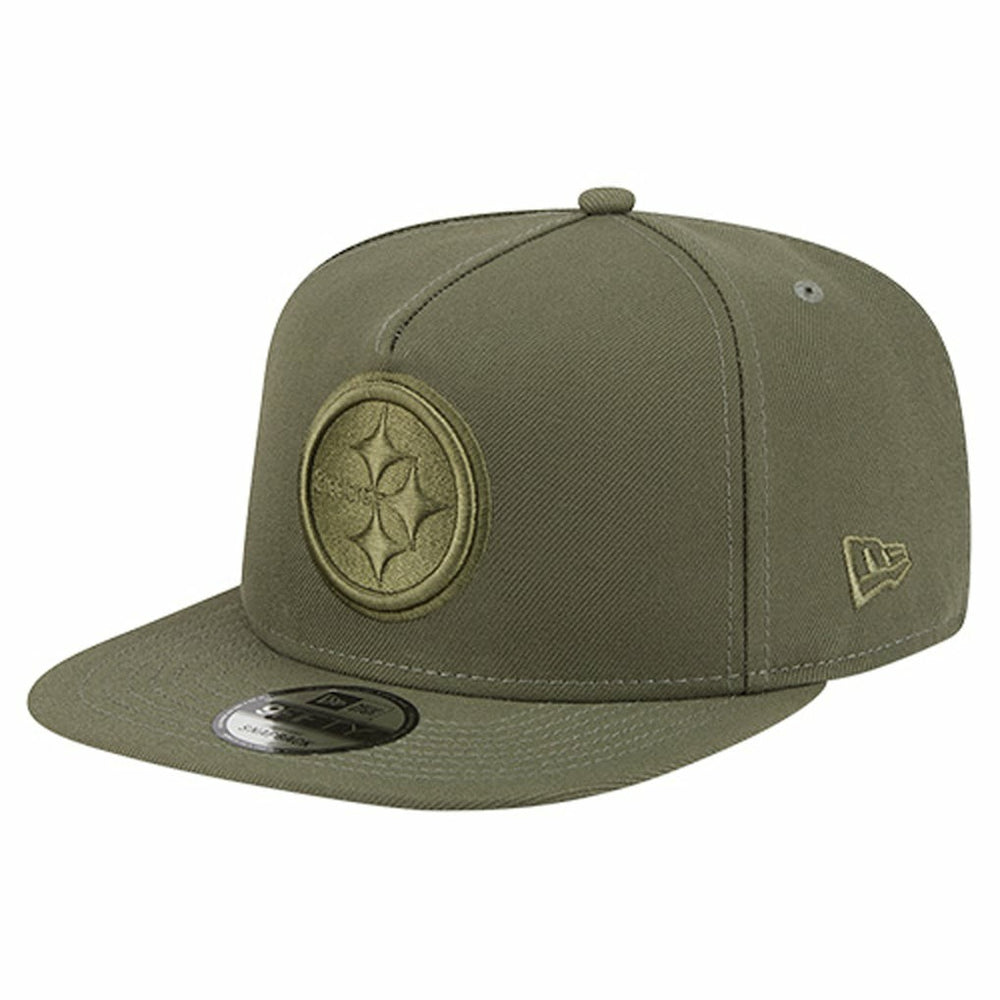 Pittsburgh Steelers New Era Youth Color Pack A-Frame 9FIFTY Snapback Hat - Olive - NFL