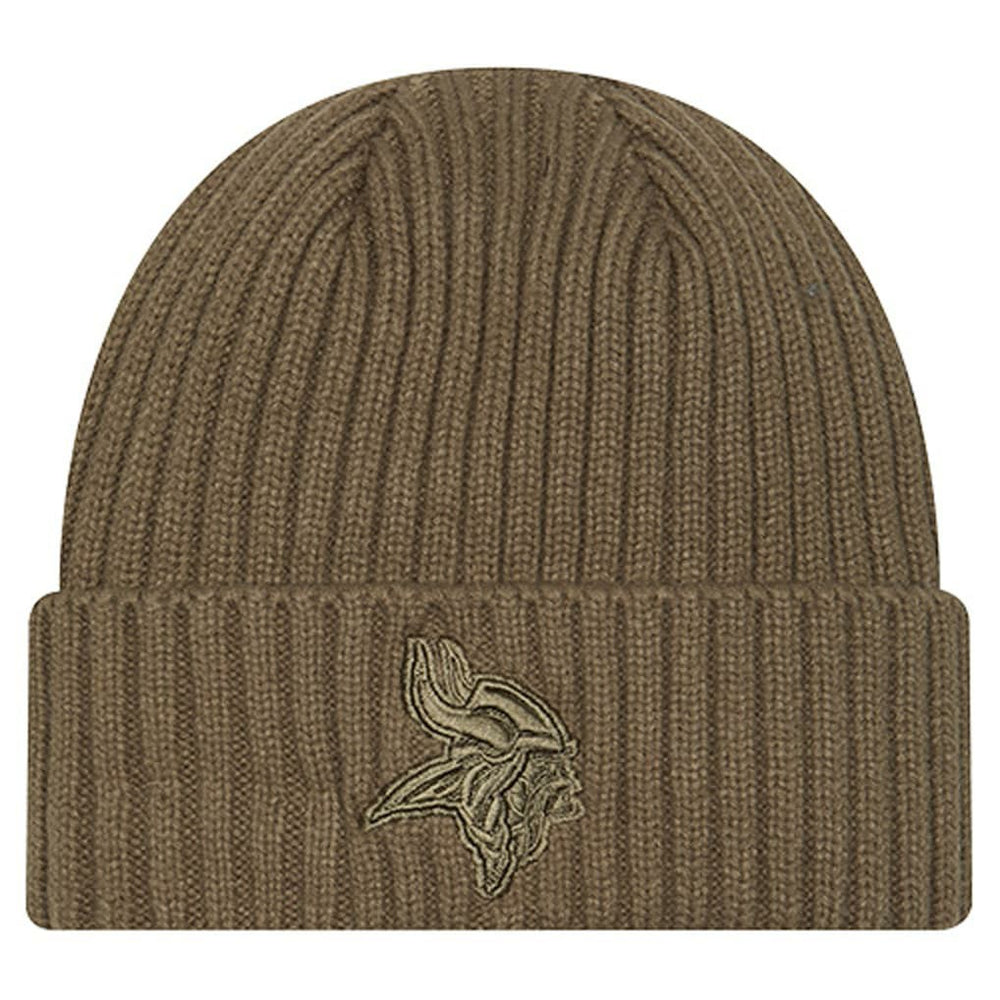 Minnesota Vikings New Era Youth Color Pack Cuffed Knit Hat - Olive - NFL