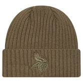 Minnesota Vikings New Era Youth Color Pack Cuffed Knit Hat - Olive - NFL