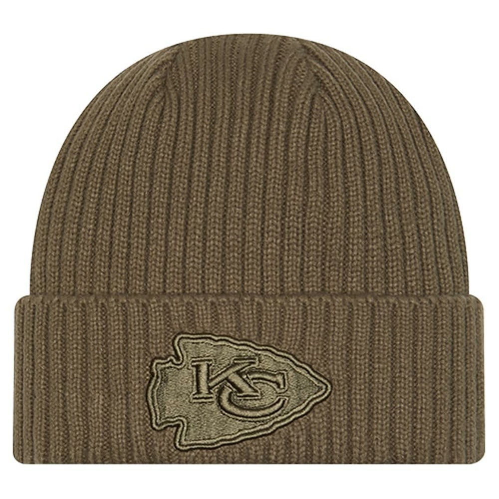 Kansas City Chiefs New Era Youth Color Pack Cuffed Knit Hat - Olive - NFL