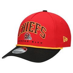 Kansas City Chiefs New Era Preschool Arch COOLERA 9FORTY A-Frame M-Crown Adjustable Hat - Red/Black - NFL
