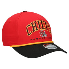 Kansas City Chiefs New Era Preschool Arch COOLERA 9FORTY A-Frame M-Crown Adjustable Hat - Red/Black - NFL