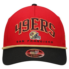 San Francisco 49ers New Era Preschool Arch COOLERA 9FORTY A-Frame M-Crown Adjustable Hat - Scarlet/Gold - NFL