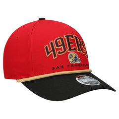 San Francisco 49ers New Era Preschool Arch COOLERA 9FORTY A-Frame M-Crown Adjustable Hat - Scarlet/Gold - NFL