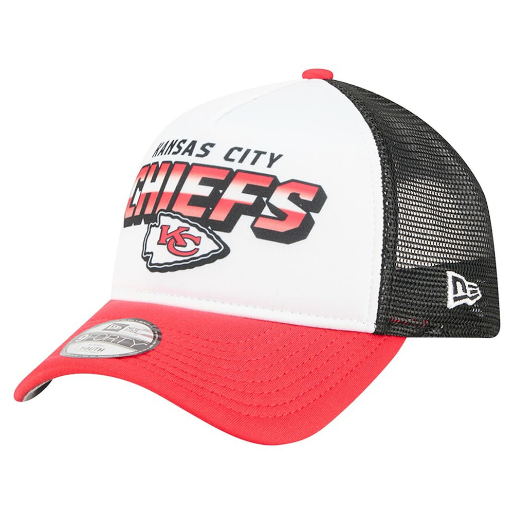 Kansas City Chiefs New Era Preschool 9FORTY A-Frame Adjustable Hat - White - NFL