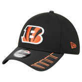 Cincinnati Bengals New Era Visor Hit 39THIRTY Flex Hat - Black - NFL