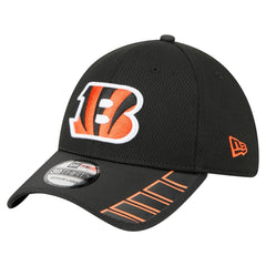 Cincinnati Bengals New Era Visor Hit 39THIRTY Flex Hat - Black - NFL