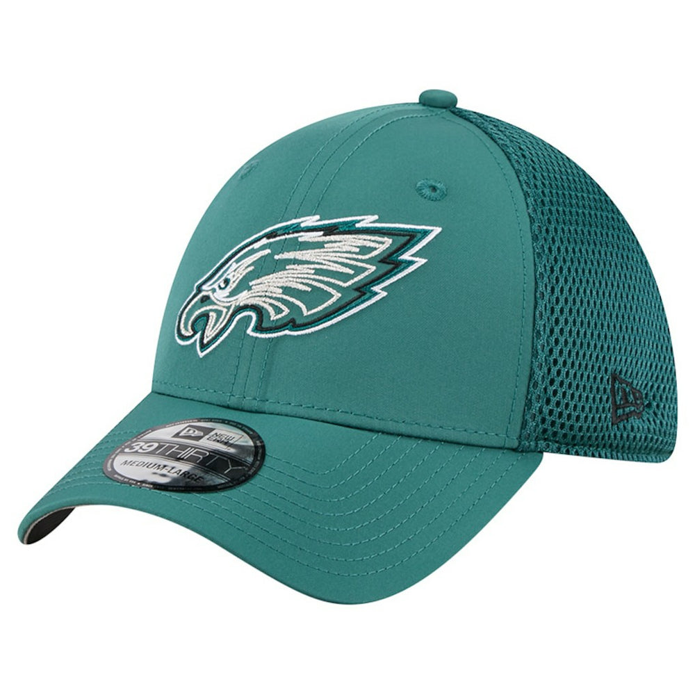 Philadelphia Eagles New Era Outline 39THIRTY Flex Hat - Midnight Green - NFL