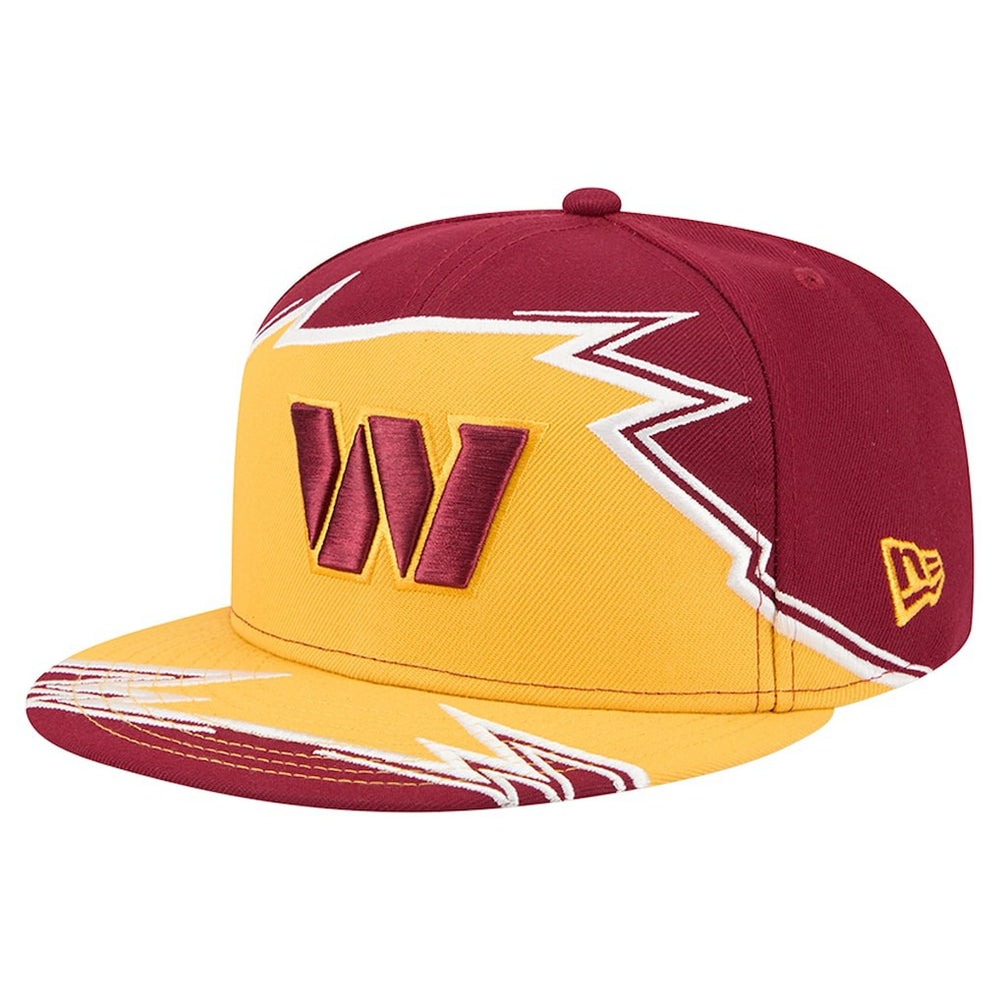 Washington Commanders New Era Break 59FIFTY Fitted Hat - Burgundy/Gold - NFL