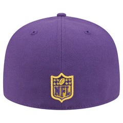 Minnesota Vikings New Era Break 59FIFTY Fitted Hat - Purple/Gold - NFL