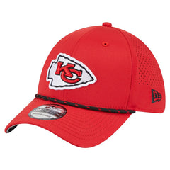 Kansas City Chiefs New Era Perforated 39THIRTY Flex Hat - Red - NFL