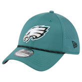 Philadelphia Eagles New Era Perforated 39THIRTY Flex Hat - Midnight Green - NFL