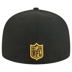 Pittsburgh Steelers New Era Tri-Hit 59FIFTY Fitted Hat - Black - NFL