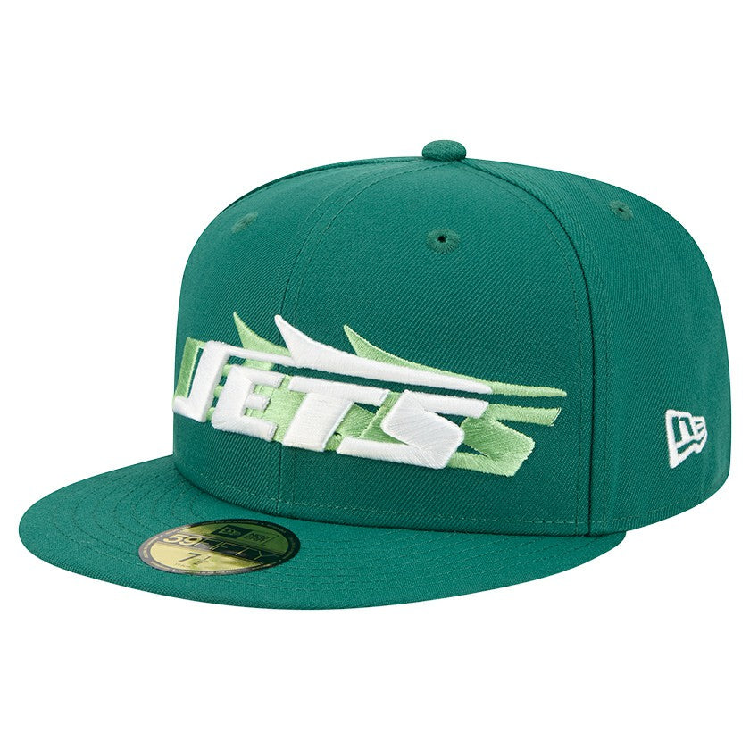 New York Jets New Era Tri-Hit 59FIFTY Fitted Hat - Green - NFL