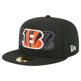 Cincinnati Bengals New Era Tri-Hit 59FIFTY Fitted Hat - Black - NFL