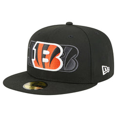 Cincinnati Bengals New Era Tri-Hit 59FIFTY Fitted Hat - Black - NFL