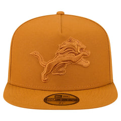 Detroit Lions New Era Color Pack A-Frame 59FIFTY Fitted Hat - Brown - NFL