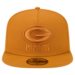 Green Bay Packers New Era Color Pack A-Frame 59FIFTY Fitted Hat - Brown - NFL