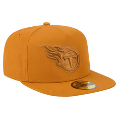 Tennessee Titans New Era Color Pack A-Frame 59FIFTY Fitted Hat - Brown - NFL