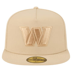 Washington Commanders New Era Color Pack A-Frame 59FIFTY Fitted Hat - Light Beige - NFL