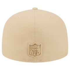 Los Angeles Chargers New Era Color Pack A-Frame 59FIFTY Fitted Hat - Beige - NFL