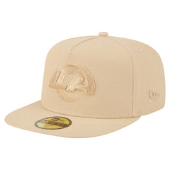 Los Angeles Rams New Era Color Pack A-Frame 59FIFTY Fitted Hat - Light Beige - NFL