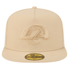 Los Angeles Rams New Era Color Pack A-Frame 59FIFTY Fitted Hat - Light Beige - NFL