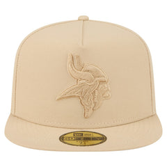 Minnesota Vikings New Era Color Pack A-Frame 59FIFTY Fitted Hat - Light Beige - NFL
