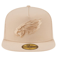 Philadelphia Eagles New Era Color Pack A-Frame 59FIFTY Fitted Hat - Light Beige - NFL