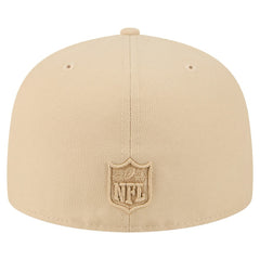 Pittsburgh Steelers New Era Color Pack A-Frame 59FIFTY Fitted Hat - Beige - NFL