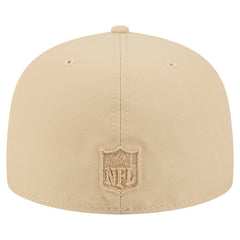 Baltimore Ravens New Era Color Pack A-Frame 59FIFTY Fitted Hat - Beige - NFL