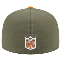 Detroit Lions New Era Color Pack A-Frame 59FIFTY Fitted Hat - Olive/Brown - NFL